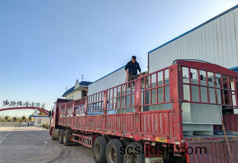 兩檯(tai)S11-3150kva變(bian)壓(ya)器(qi)髮貨